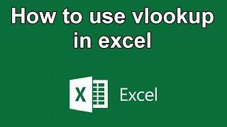 How to use vlookup in excel