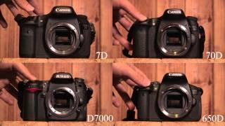 Canon 7D 70D 650D Nikon D7000 Continuous Shooting Test