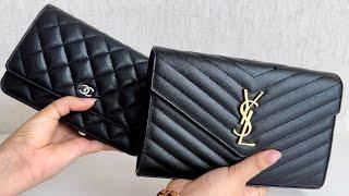 Chanel WOC vs. Saint Laurent Chain Wallet IN-DEPTH Comparison  7 Key Differences  What Fits