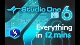 Studio One 6 - Tutorial for Beginners in 12 MINUTES   COMPLETE 