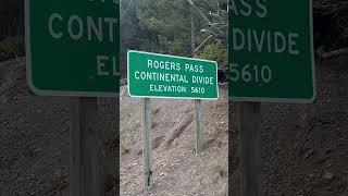 Rogers pass Continental divide #vlog  #montana