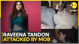 India Actor Raveena Tandon attacked in Mumbai over rash driving Please dont hit me  WION