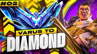 Varus Unranked to Diamond #2 - Varus ADC Gameplay Guide  Season 13 Varus Gameplay