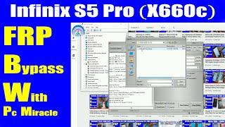 Infinix S5 Pro X660c DA File Pattern+FRP Bypass Reset Just 1 Click Miracle  Urdu Hindi