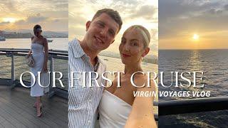 OUR FIRST CRUISE VLOG VIRGIN VOYAGES 2023 Katie Peake