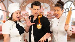 MAGICIAN shocks PASTRY CHEFS