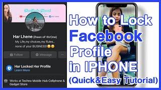 HOW TO LOCK FACEBOOK PROFILE IN IPHONEQUICK&EASY TAGALOG TOTURIALHar Channel