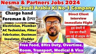 Saudi Arabia Biggest Company Jobs 2024  Nesma & Partners  Free Food