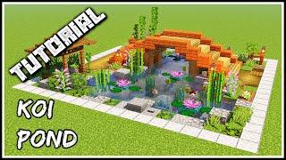 How To Build A Koi Pond  Minecraft Tutorial