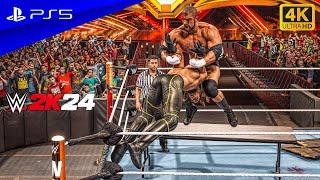 WWE 2K24 - Triple H vs. Seth Rollins  No Holds Barred Match at Wrestlemania  PS5™ 4K60