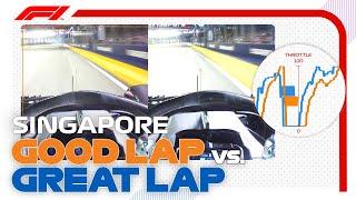 Good Lap Vs Great Lap with Mercedes  2022 Singapore Grand Prix  Workday