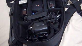 Amazon Basics Backpack Convention Camera Setup