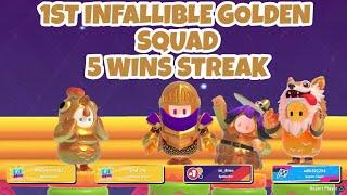 Fall Guys Season 5 1ST INFALLIBLE GOLDEN SQUAD