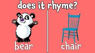 Does It Rhyme PART 2 Learning Rhyming Words for Kids
