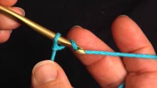 How to Crochet Left-Handed Chain Stitch