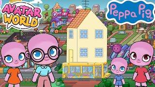 Peppa pig  in avatar world  New Series  School Bus Trip 
