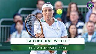 Winning inside an hour   Ons Jabeur  Winning moment  First round  Wimbledon 2024