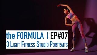  3 Light Fitness Studio Portraits  the FORMULA EP#07