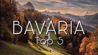 TOP 5 BAVARIA  Germany Travel Video