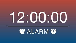 12 HOURS TIMER & ALARM - COUNTDOWNALARM CLOCK