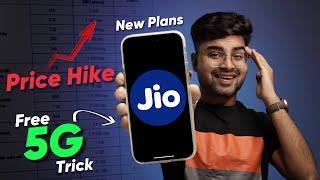 Jio Recharge Price Increase News 2024  New Recharge Plans  Secret Trick for FREE 5G  Price Hike