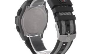 Timex Mens T40941 Expedition Digital Chrono Alarm Timer Charcoal Black Nylon Strap Watch