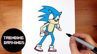 How To Draw FNF Tails Get Trolled - Sonic
