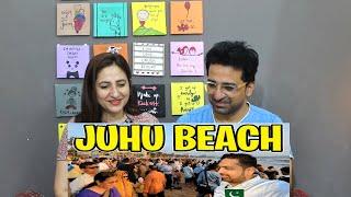Pakistani Reacts to Pakistani visiting Juhu Chowpatty Beach Mumbai Mumbai Street Food  Indian food