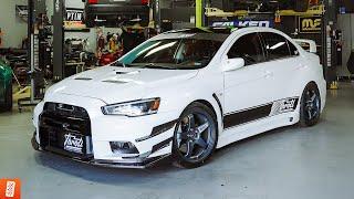 Building a 2013 Mitsubishi Lancer Evolution X GSR in 16 Minutes