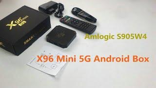 2021 Newest 5G X96 Mini Amlogic S905W4 Android 9.0 TV Box Review