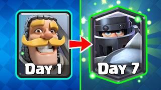I Played a New Clash Royale Account for 7 Days Straight