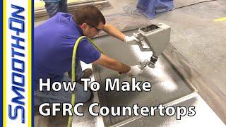 How To Make Custom Concrete Countertops using GFRC