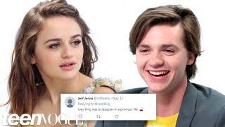 The Kissing Booth Cast Competes in a Compliment Battle  Teen Vogue