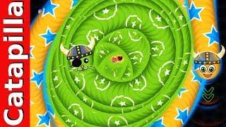 Wormate.io Gameplay 12000000 Score Fastest Worm Trapping Biggest Worm