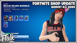 BILLIE EILISH IS BACK Fortnite Item Shop August 4th 2024 Fortnite Chapter 5