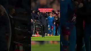 XAVI reaction to PEDRIs incredible goal 