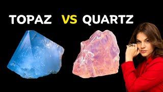 Comparison video Topaz and Quartz  Natural Gemstones Buying Guide