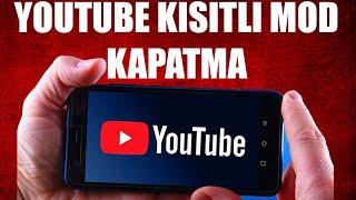 YOUTUBE KISITLI MOD KALDIRMA  ÇOK BASİT 