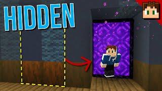 The HIDDEN Nether Portal Minecraft Bedrock 1.21 Tutorial