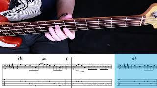 Beatles - Nowhere Man Bass cover with tabs