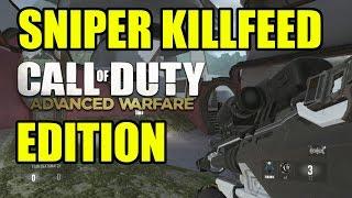 Sniper Killfeed #4  Advanced Warfare  Freestyle Replay