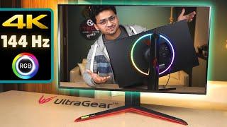 4K 144Hz Gaming + Editing Monitor   LG UltraGear 27GN950 Unboxing 