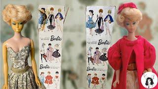 Vintage RARE Side part Bubblecut Barbie + box #restoration