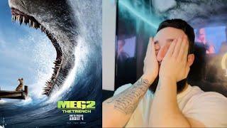 MEG 2 THE TRENCH - Official Trailer Reaction  Jason Statham  Jing Wu  Ben Wheatley