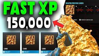 MW3 150k Weapon Xp FAST Fastest One Trick Camo Unlock Method