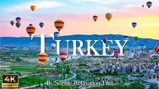 FLYING OVER TURKEY 4K UHD - Calming Music With Beautiful Nature Videos - 4K Video Ultra HD