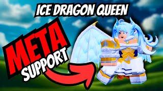 Ice Dragon and Ice Dragon Queen Showcase  Anime Defenders  Roblox