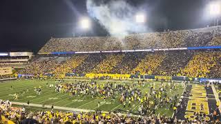 Fans singing Country Roads.   ……WVU vs Pitt 09162023 ..West Virginia