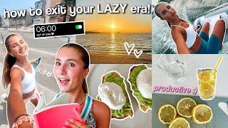 how to exit your LAZY era how to be productive & motivated staying consistent 2023