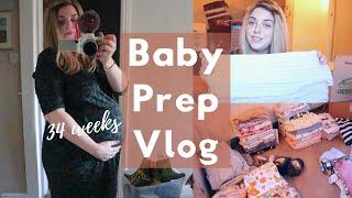 What You Need For Baby Baby Prep With Me 34 week pregnancy vlog